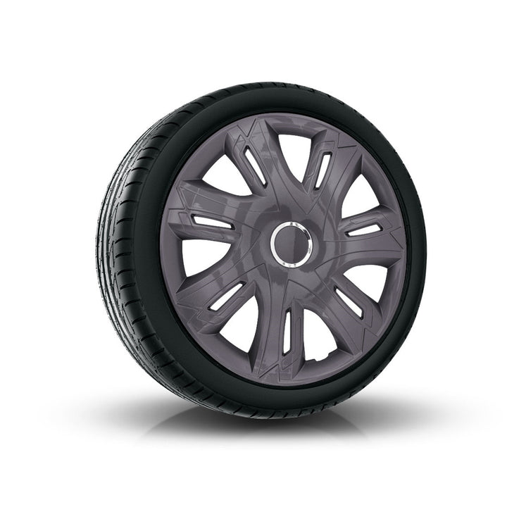 NRM Supernova 16" capac de butuc universal lăcuit grafit 1 buc.