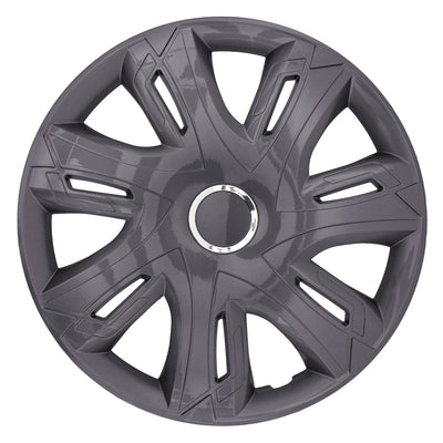 NRM Supernova 16" capac de butuc universal lăcuit grafit 1 buc.