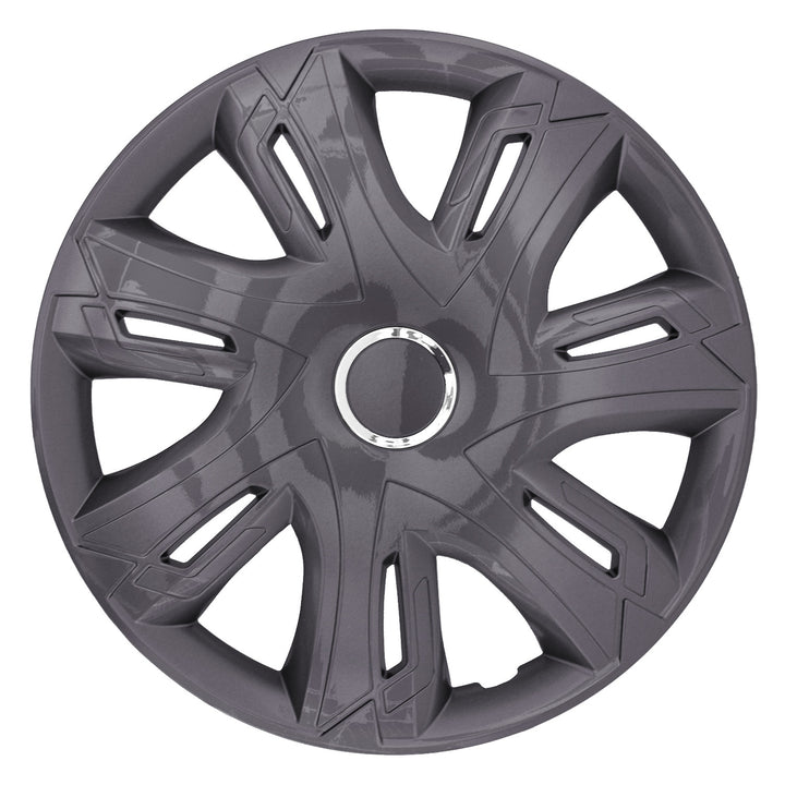 NRM Supernova 16" capac de butuc universal lăcuit grafit 1 buc.