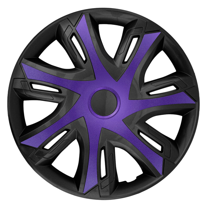 Capac jante N-Power Bicolor 15'', 1 buc, universal, negru-mov