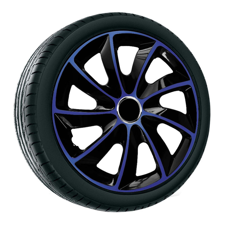 Capac jante Stig Extra 14'', 1 buc, universal, negru-albastru