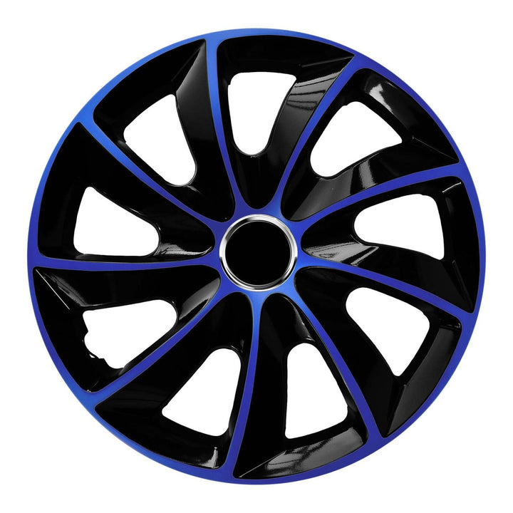 Capac jante Stig Extra 14'', 1 buc, universal, negru-albastru