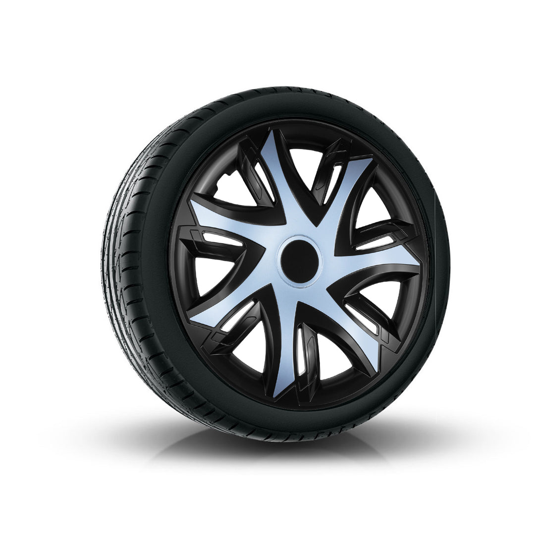 Capac de butuc universal 16" NRM N-Power bicolor negru/negru 1 buc