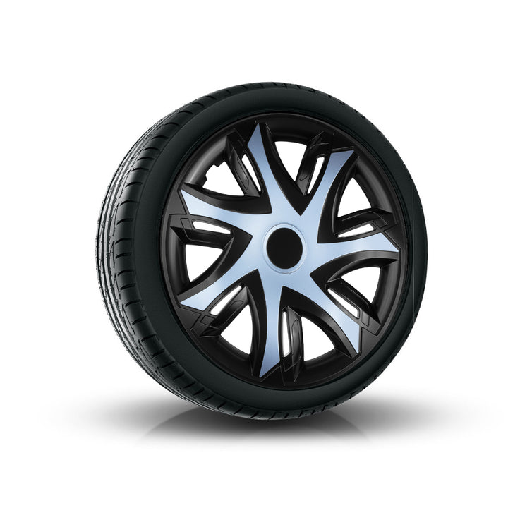 Capac de butuc universal 16" NRM N-Power bicolor negru/negru 1 buc