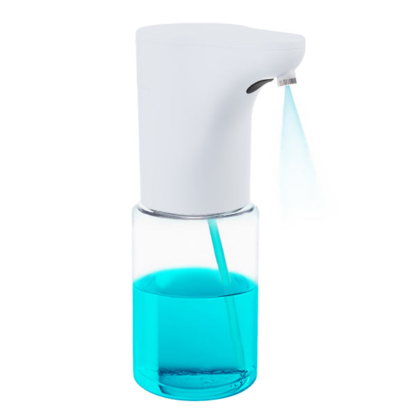 Promedix dispenser automat, recipient dispenser pentru săpunuri lichide, lichide dezinfectante, 300ml, 4xAA, alb, PR-540 W