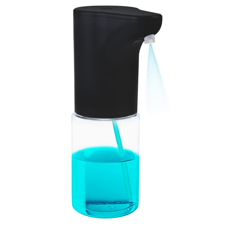 Promedix dispenser automat, recipient dispenser pentru săpunuri lichide, lichide dezinfectante, 300ml, 4xAA, negru, PR-540 B