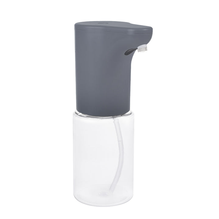 Promedix dispenser automat, recipient dispenser pentru săpunuri lichide, lichide dezinfectante, 300ml, 4xAA, gri, PR-540 GR