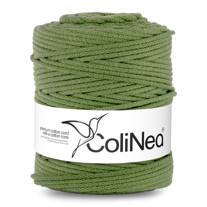 ColiNea, cordon de bumbac cu miez de bumbac, împletit, 5 mm, 200 m, fistic