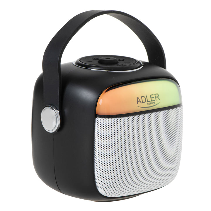 Difuzor fără fir Adler, cu microfon, pentru karaoke, Bluetooth, AD 1199 B