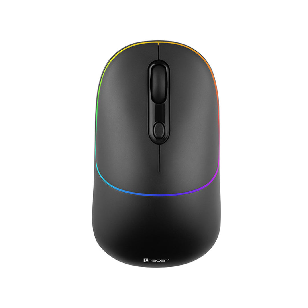 Mouse wireless Tracer, cu baterie reîncărcabilă 650 mAh, RGB backlight, Ratero