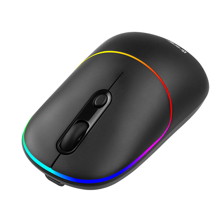 Mouse wireless Tracer, cu baterie reîncărcabilă 650 mAh, RGB backlight, Ratero