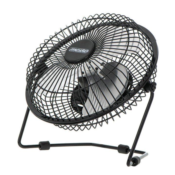 Ventilator de birou Mesko, diametru 15 cm, alimentare USB, oscilație verticală, MS 7322