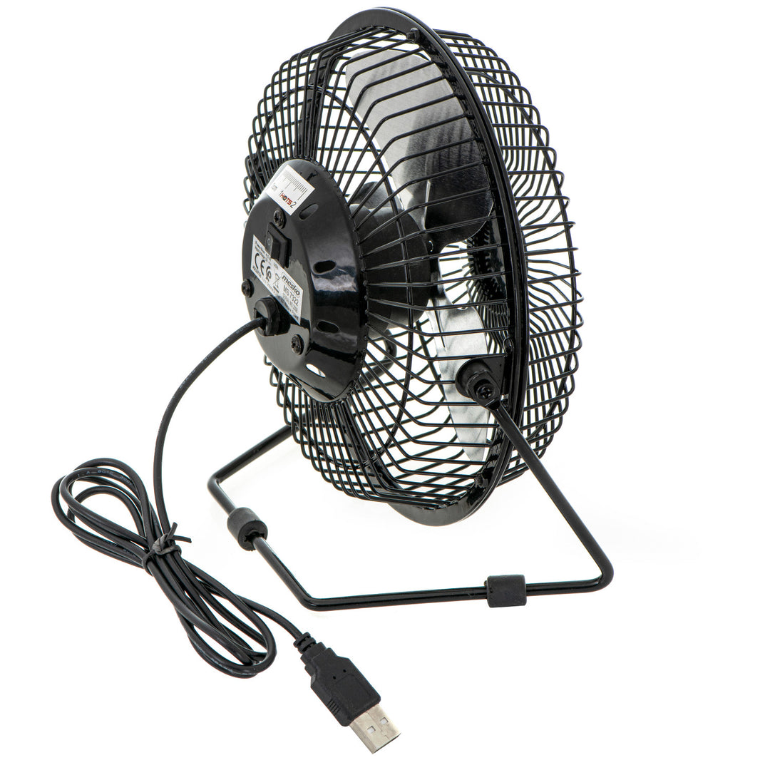 Ventilator de birou Mesko, diametru 15 cm, alimentare USB, oscilație verticală, MS 7322