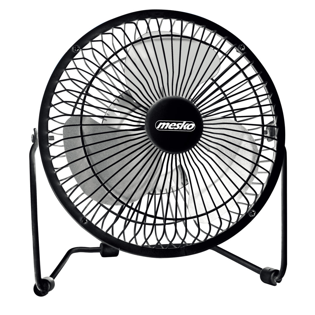 Ventilator de birou Mesko, diametru 15 cm, alimentare USB, oscilație verticală, MS 7322