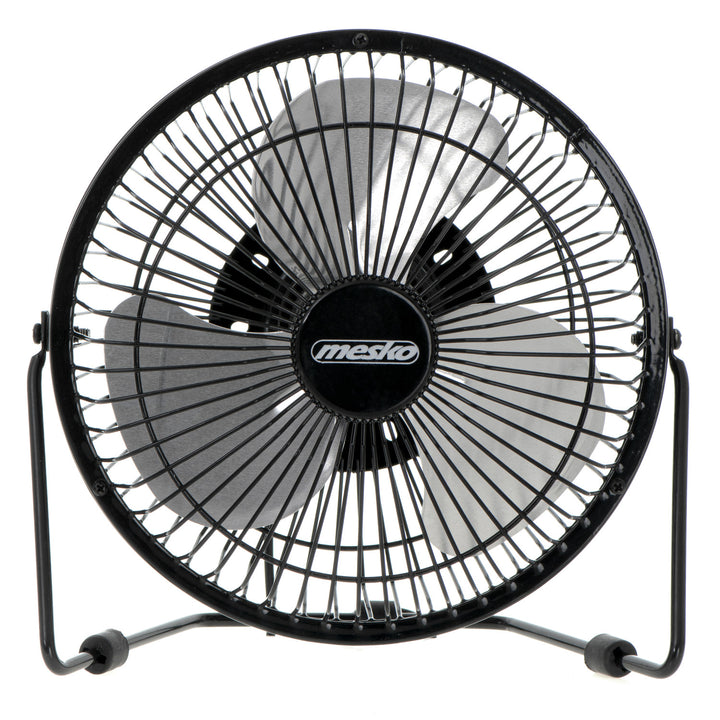 Ventilator de birou Mesko, diametru 15 cm, alimentare USB, oscilație verticală, MS 7322