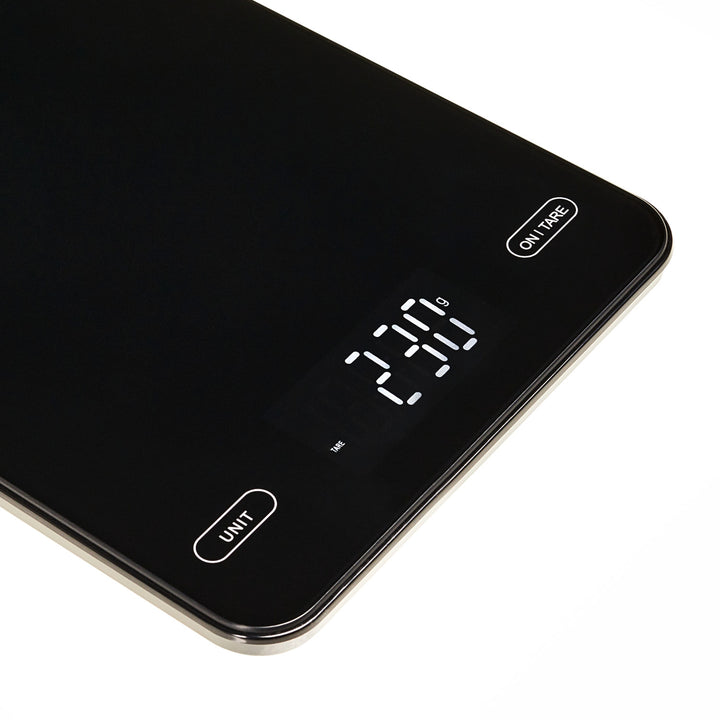 Cântar de bucătărie, Adler, negru, 10 kg, reîncărcabil prin USB, AD 3177