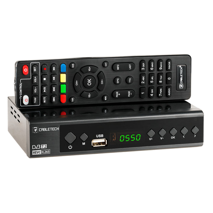 Decodor DVB-T2 H.265 HEVC KrugerMatz KM0550D cu EPG, PVR și Timeshift