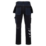Pantaloni cu talie Avacore, stretch, cordura, negru și albastru marin, mărimea 64, Avaflex