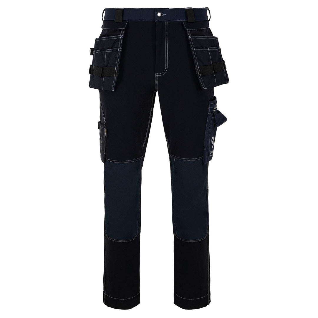 Pantaloni cu talie Avacore, stretch, cordura, negru și albastru marin, mărimea 64, Avaflex