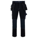Pantaloni cu talie Avacore, stretch, cordura, negru și albastru marin, mărimea 64, Avaflex