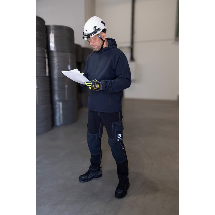 Pantaloni cu talie Avacore, stretch, cordura, negru și albastru marin, mărimea 64, Avaflex