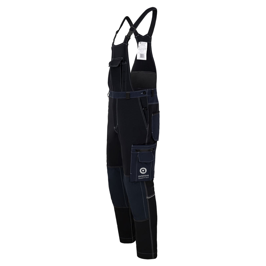 Salopetă Avacore, stretch, cordura, negru și albastru marin, mărimea 48, Avaflex
