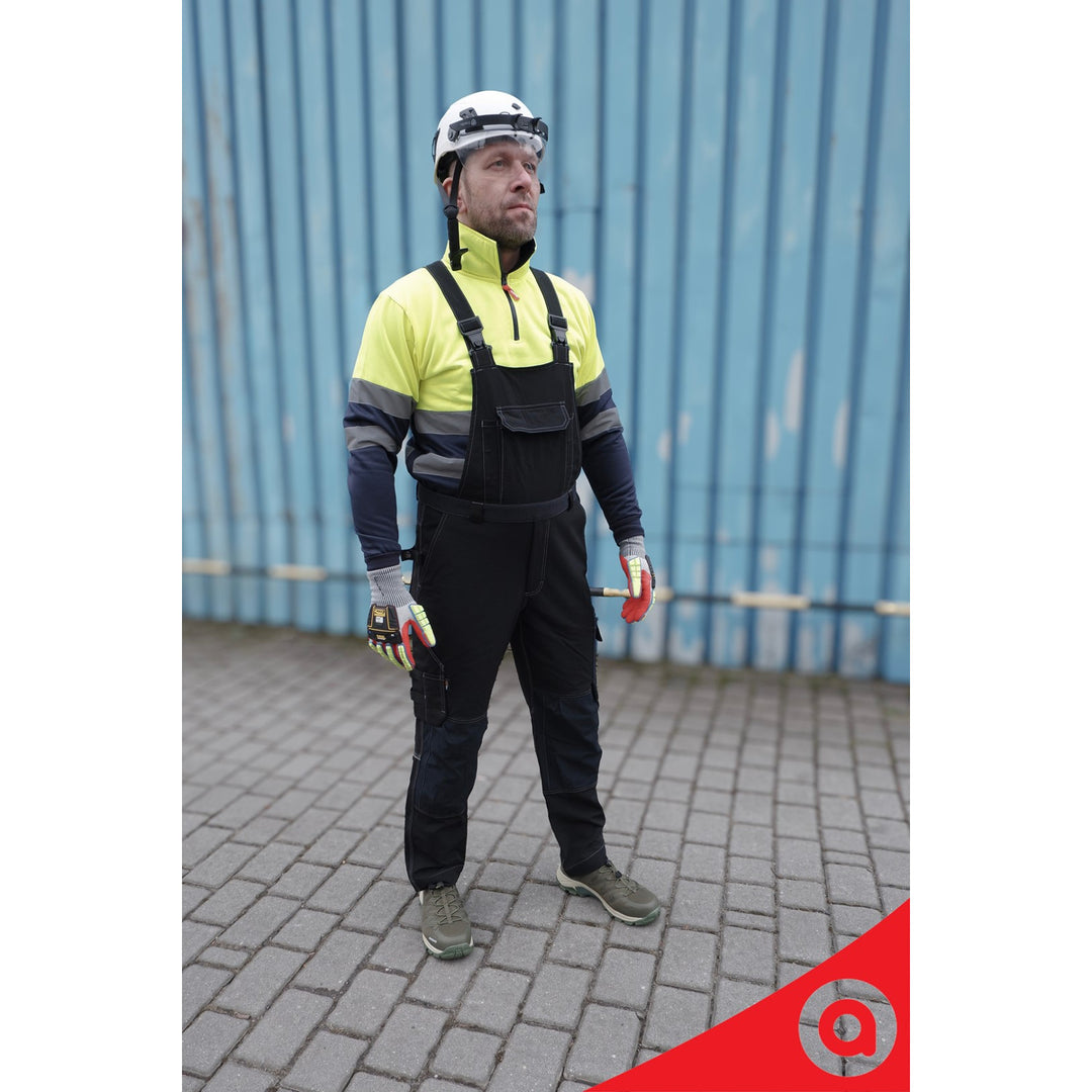 Salopetă Avacore, stretch, cordura, negru și albastru marin, mărimea 48, Avaflex