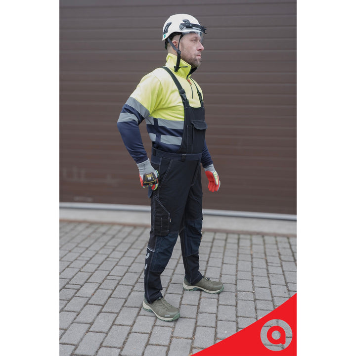 Salopetă Avacore, stretch, cordura, negru și albastru marin, mărimea 48, Avaflex
