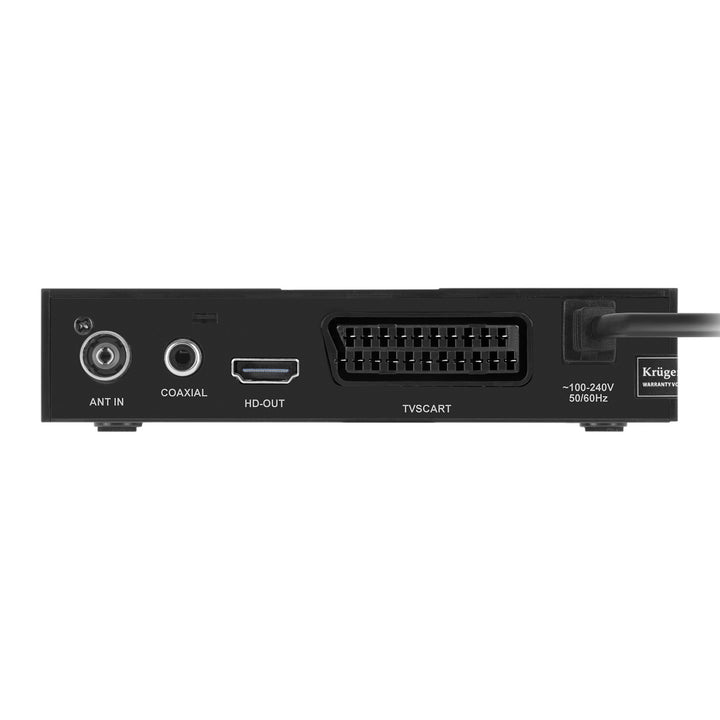 Decodor DVB-T2 KM0550D cu tuner, H.265, HEVC, EPG, PVR și Timeshift – Kruger&Matz