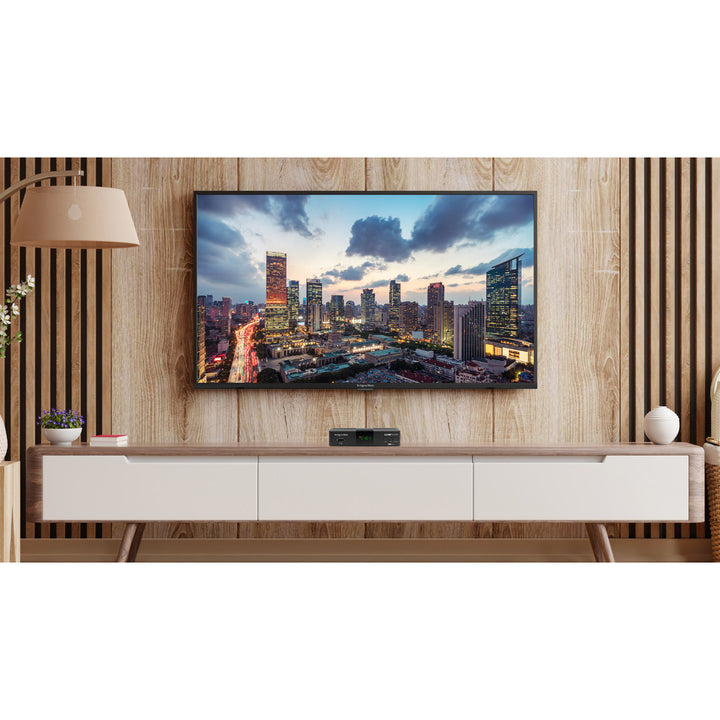 Decodor DVB-T2 KM0550D cu tuner, H.265, HEVC, EPG, PVR și Timeshift – Kruger&Matz