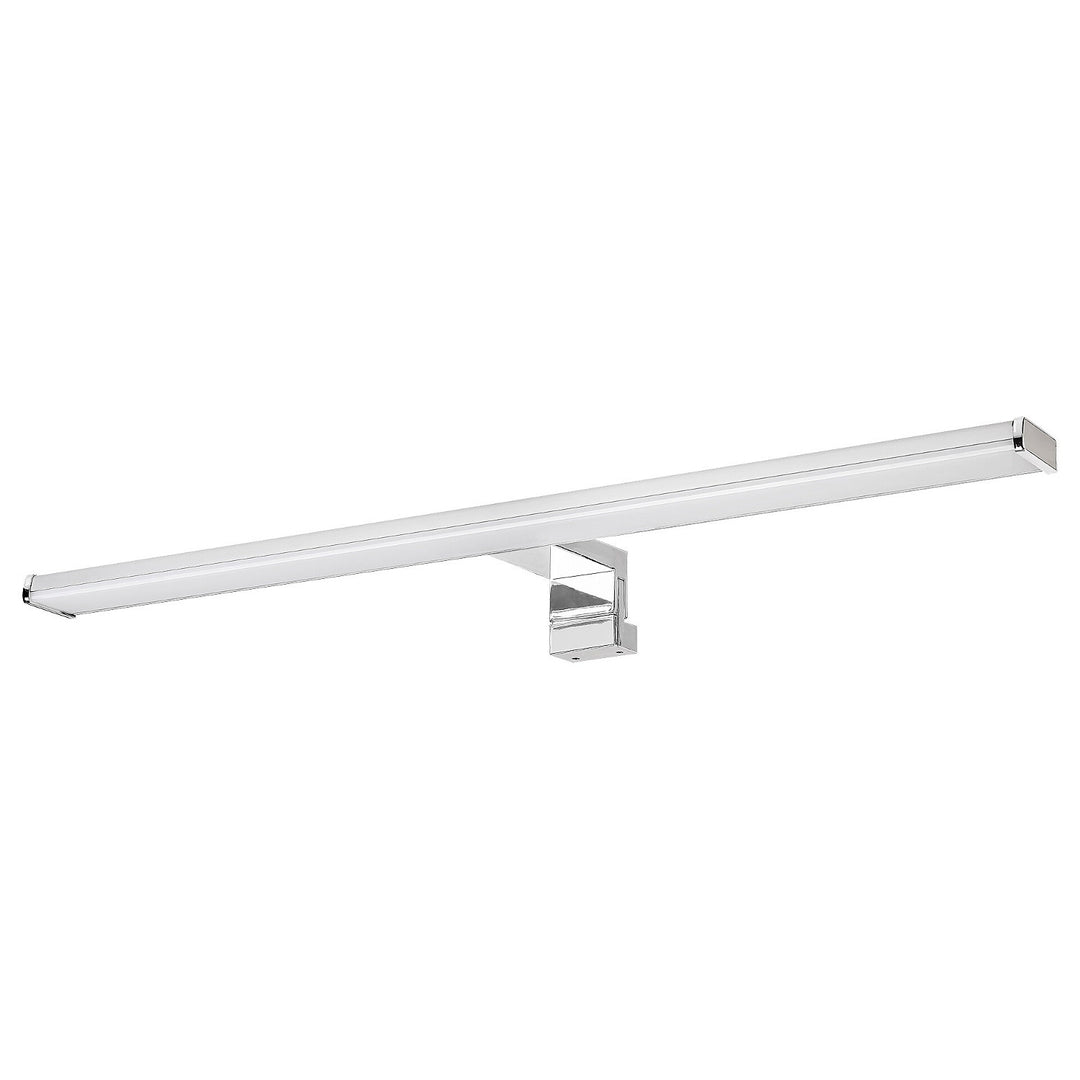 Aplica de perete pentru baie Rabalux Levon, 8W LED, IP44, design cromat