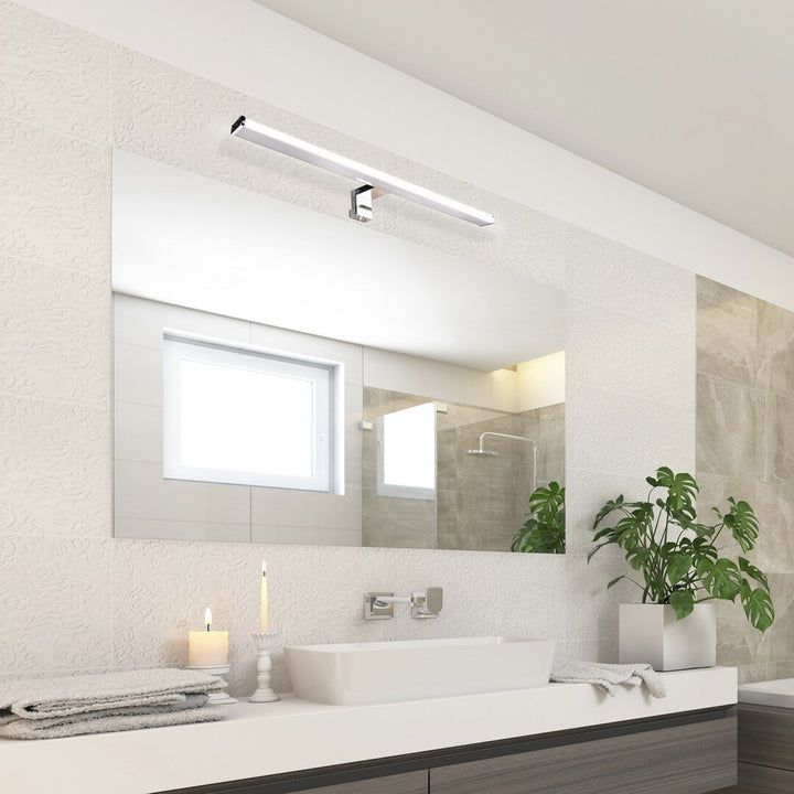 Lampă de baie Rabalux, 12W LED, IP44, design cromat, Levon