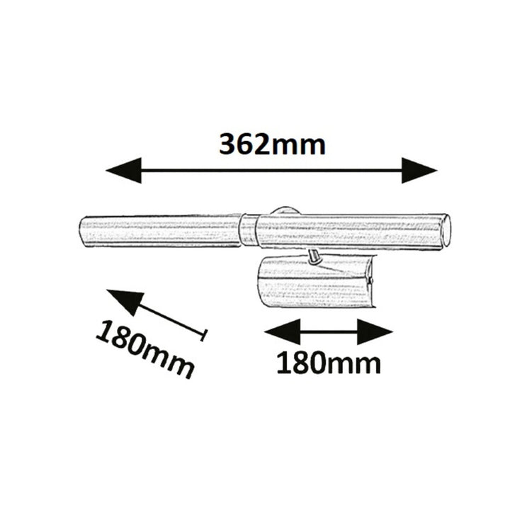 Aplica de perete Rabalux Picture Light, 2xE14, auriu