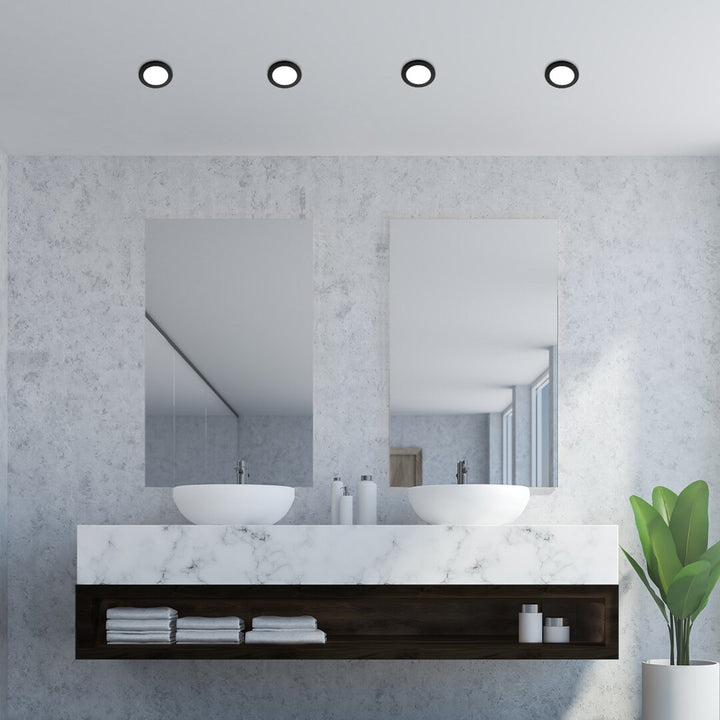 Rabalux lampă montată la suprafață, 3W LED, IP44, negru, Coco
