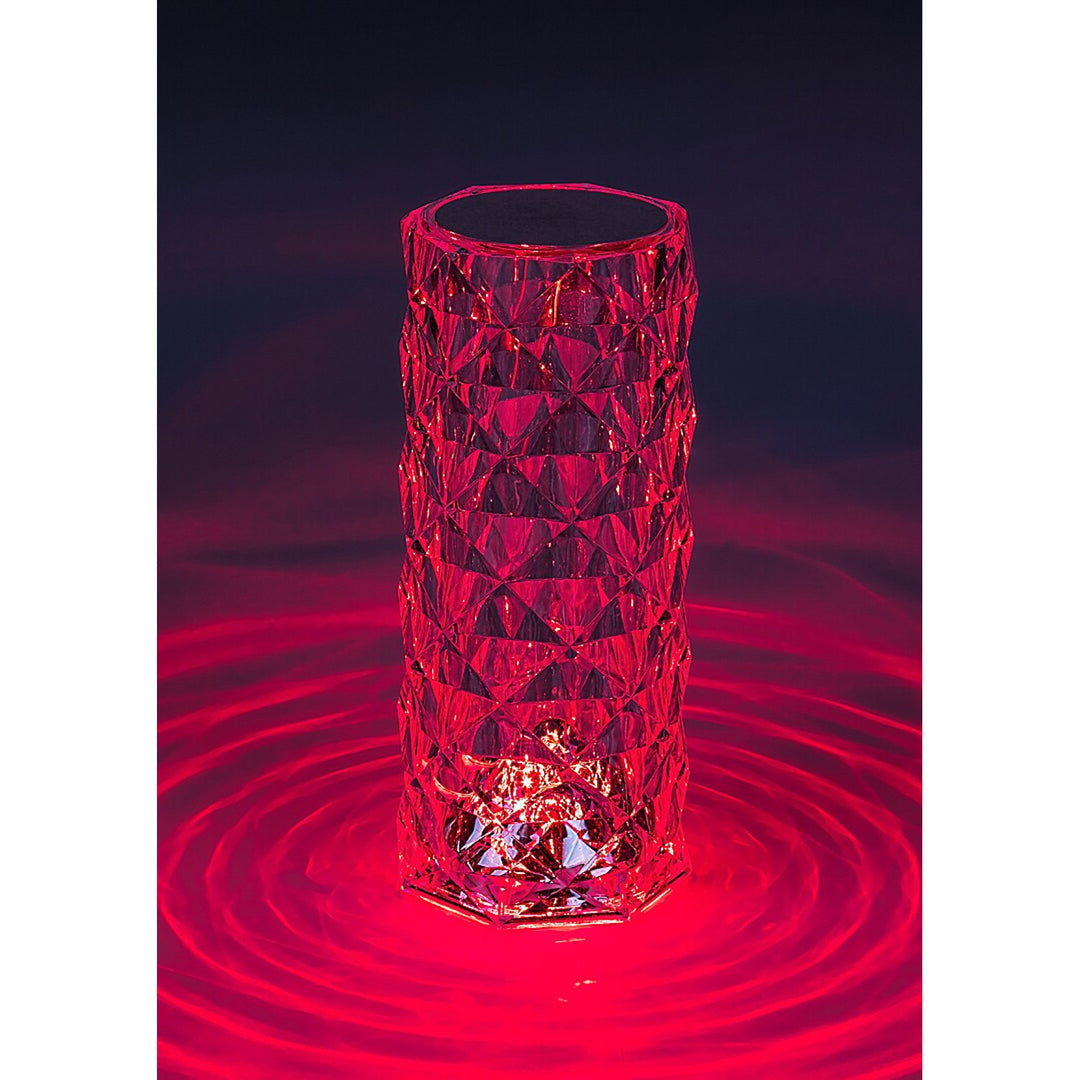 Rabaux lampă decorativă de masă, 2W LED, RGB, Siggy Cristal