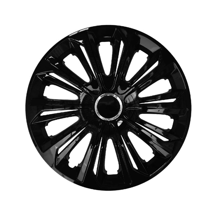 Capac pentru jante NRM Strong, 15", pentru Ford si Opel, negru lucios