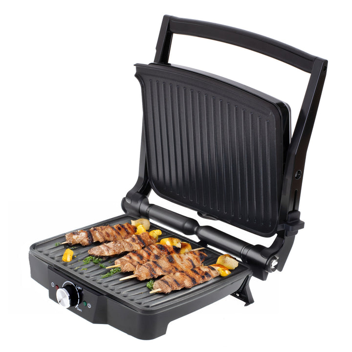 Grătar electric Camry, suprafață mare 28x23cm, control al temperaturii, putere maximă 2500W, CR 3053