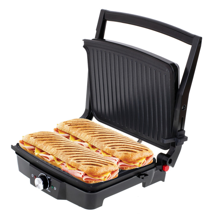 Grătar electric Camry, suprafață mare 28x23cm, control al temperaturii, putere maximă 2500W, CR 3053