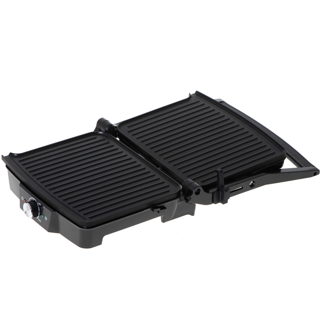 Grătar electric Camry, suprafață mare 28x23cm, control al temperaturii, putere maximă 2500W, CR 3053