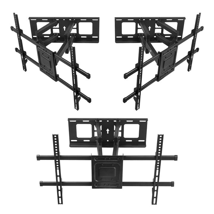 Suport TV Maclean, max VESA 600x400, 32-85", 60 kg, reglaj unghi orizontal și vertical, profil 65-390 mm, negru, MC-789