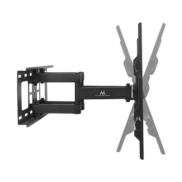 Suport TV Maclean, max VESA 600x400, 32-85", 60 kg, reglaj unghi orizontal și vertical, profil 65-390 mm, negru, MC-789