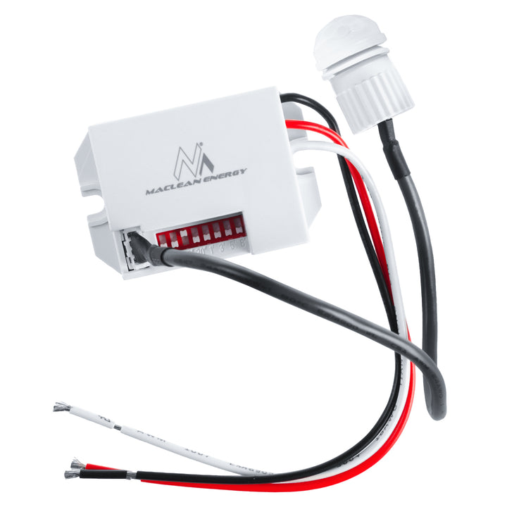 Detector de mișcare PIR Maclean, cu senzor extern, 12-24V DC, 360°, MCE32 V
