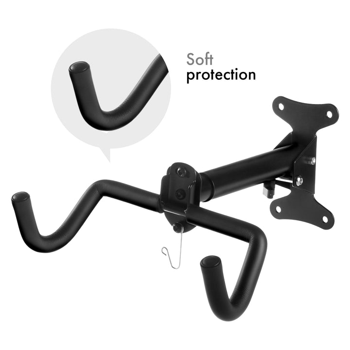 Suport de perete pentru biciclete Maclean, orizontal, oțel, sarcină max. 30 kg, MC-484