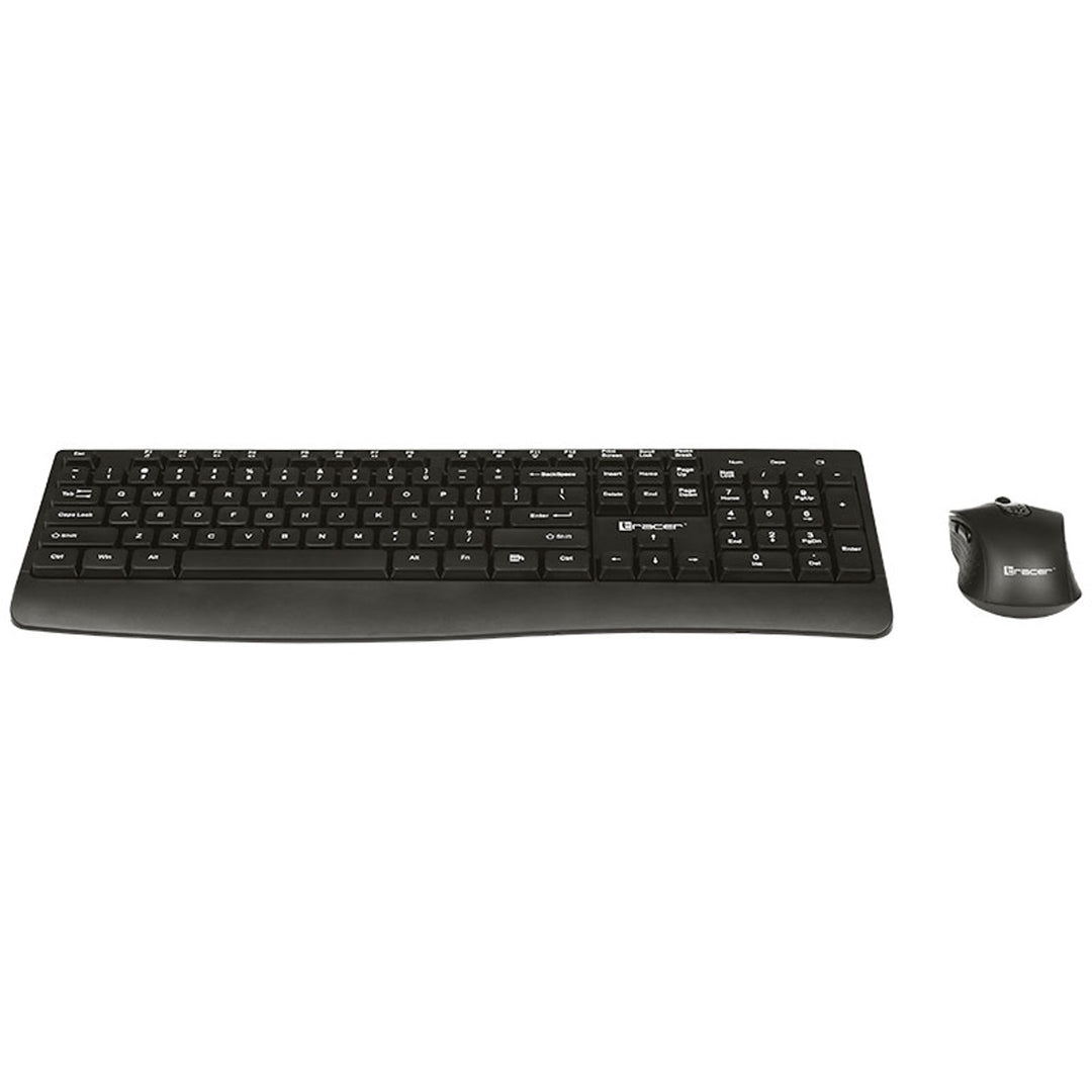 Set tastatura cu mouse wireless Tracer Bartix II RF Nano, negru