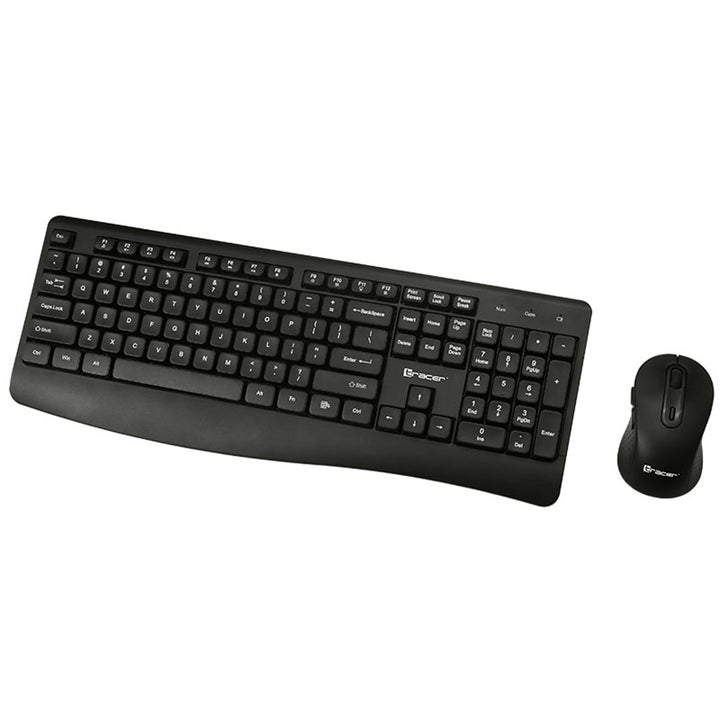 Set tastatura cu mouse wireless Tracer Bartix II RF Nano, negru