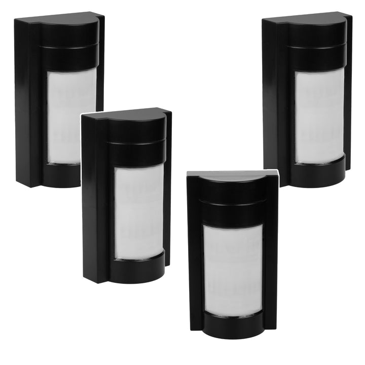 Set 4 senzori de miscare PIR Maclean MCE385, cu infrarosu, 0,5 W, negru