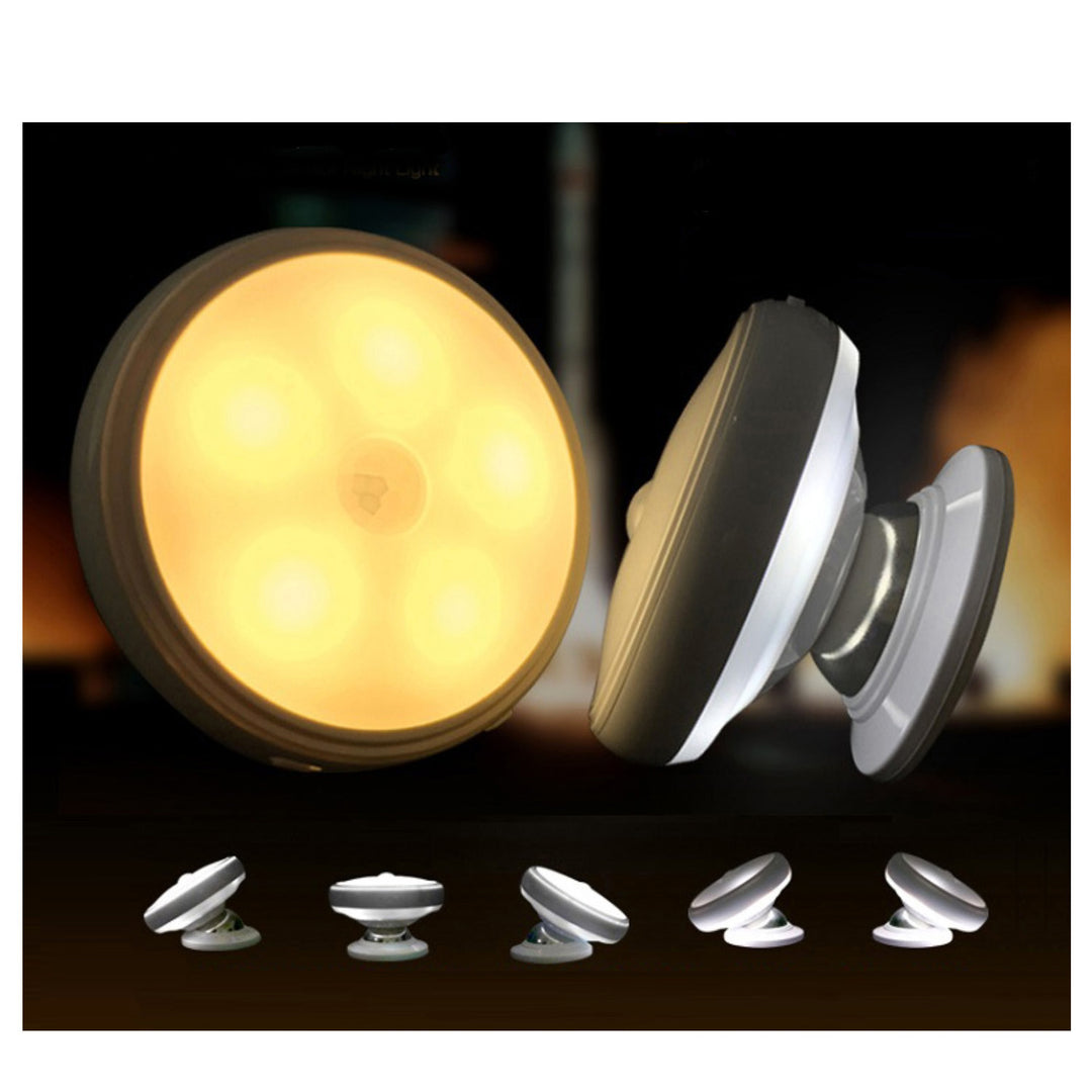 Lampă LED cu senzor de mișcare Maclean, magnet, lumină de fundal, moduri de iluminare: continuă, senzor PIR, 3xAA, MCE223, 2 bucăți