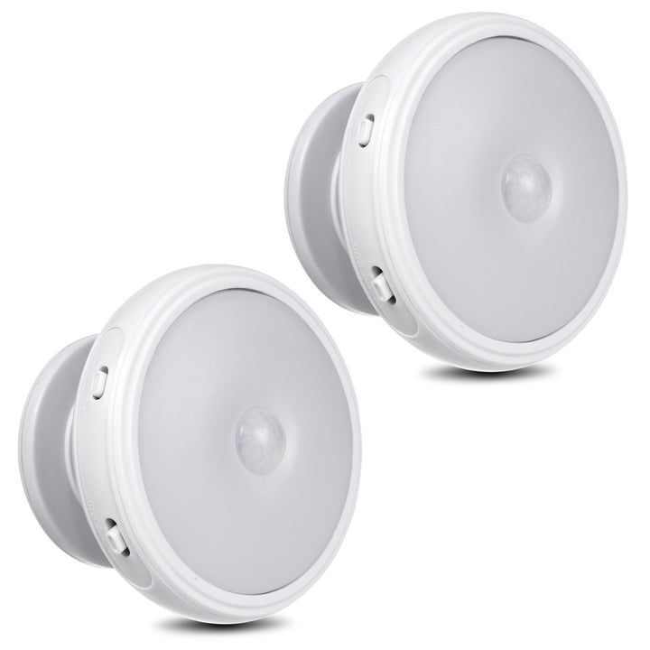 Lampă LED cu senzor de mișcare Maclean, magnet, lumină de fundal, moduri de iluminare: continuă, senzor PIR, 3xAA, MCE223, 2 bucăți