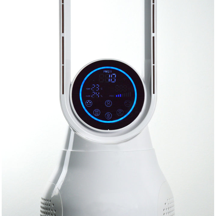 Ventilator cu coloană fără lamă Plasma și purificator de aer Air Essence LevanteLift cu funcție de ionizare