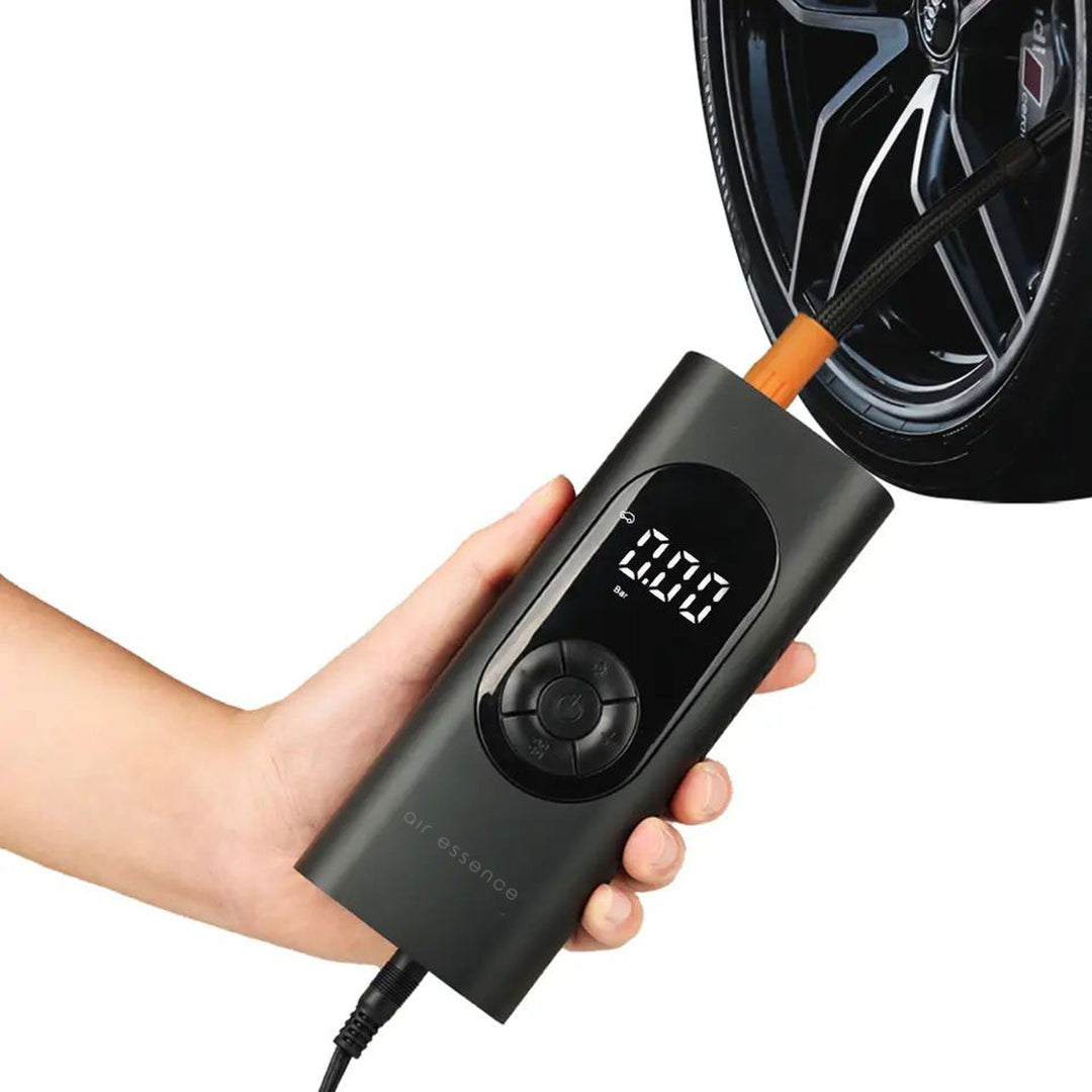Pompă electrică fără fir pentru mașină, minge, bicicletă, saltea, Air-Essence Pampero 80W-6BAR-100PSI-2000mAh